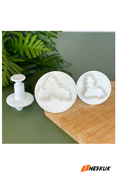 Neskuk قالب تشكيل الكعك الصغير على شكل نجمة الهولي لعيد الميلاد، قالب تشكيل ا...