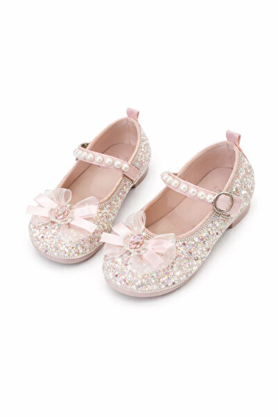 Superbaby Pantofiori fetițe pentru primii pași, cu arici, strasuri și fundiță...