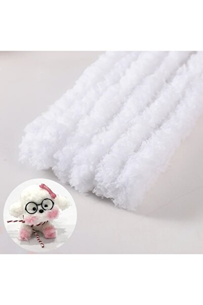 DAYBAG Peluş Tel 1 Adet Şönil Köpek Ayıcık Puppy Yapımı Kiti Göz ve Burun Dah...