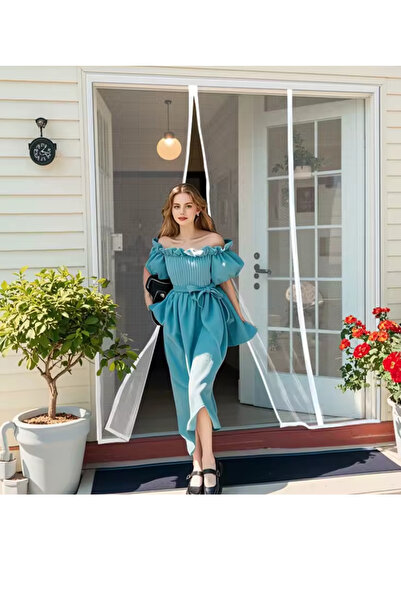 Primeaks Mıknatıslı Kapı Sinekliği Balkon Sinek Böcek Engelleyici Perde 205x1...