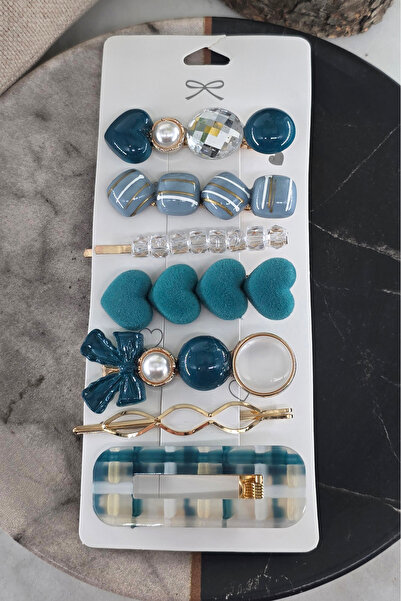 By Zeyna Aksesuar Set de modele mixte colorate Cataramă