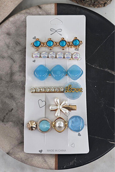 By Zeyna Aksesuar Colorful Mixed Model Set Buckle