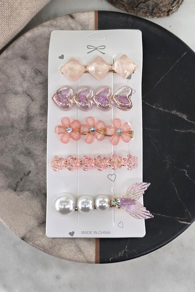 By Zeyna Aksesuar Colorful Mixed Model Set Buckle