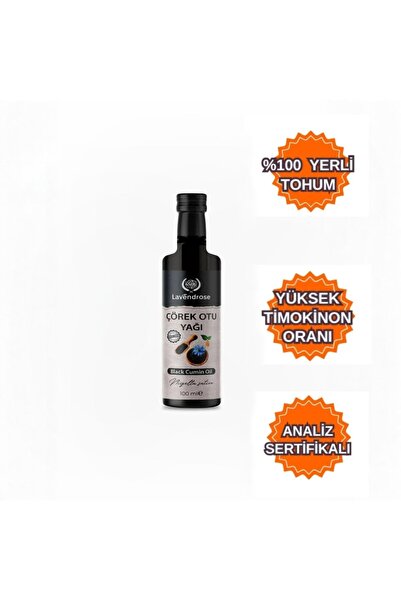 Lavendrose Çörekotu Yağı %100 Saf Ve Doğal Yüksek Timekinonlu Soğuk Sıkım Yer...