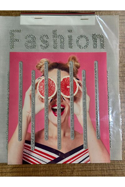 Gönülden Tasarım 16X22 CM STONE STICKING FERĂ CU FETĂ TRANSFER PRINT TEE JEAN...