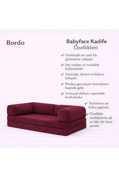 puffiber Kadife Kumaş Kanepe|Babyface Kadife|Modern Tasarım,Konforlu ve Dayan...