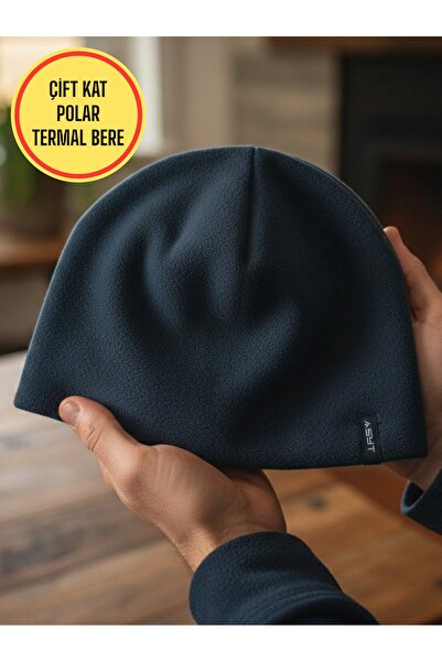 Algitsin O L A Jachetă dublu strat pentru bărbați + șapcă din lână + calitate...