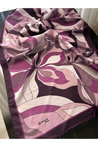 SİYANE ŞAL Siyane Scarf Natural Patterned Shawl 12