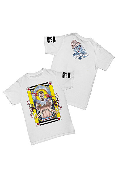 l'eivor Tricou din bumbac cu imprimeu Cm Punk Hell Froze Over