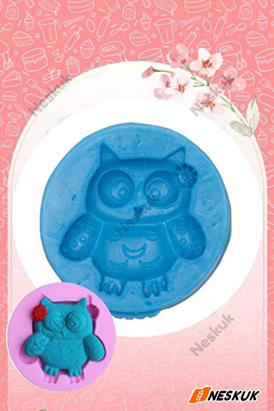 Neskuk Owl Silicone Mold Fondant Mold Dough Shaper / Halloween