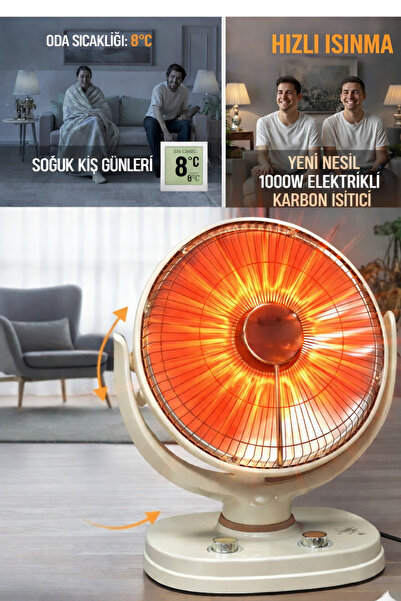 shop 1000W Elektirik Vantilatör Tipi - Tasarruflu Seramik Hızlı Isınma Isıtıcı