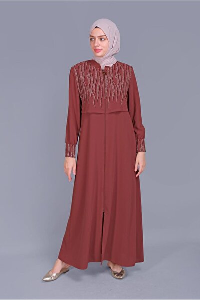 Alvina 10365 نموذج الطباعة مفصلة وسحاب المعطف العلوي