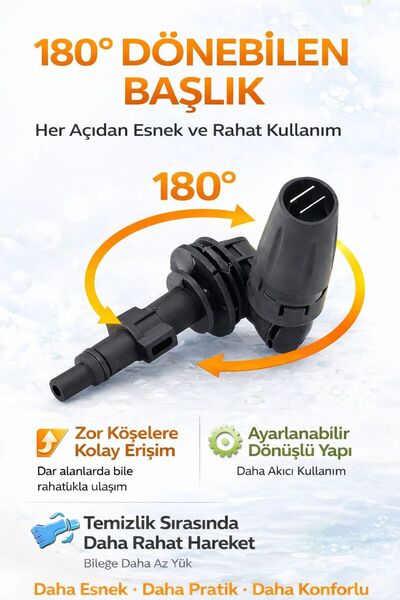 okaoda Çok yönlü nozul (1,25 MM) yüksek basınç