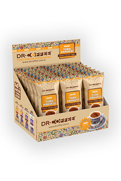 DR. TEA COFFEE Drteacoffee قهوة تركية سريعة التحضير سادة 7 جرام علبة 24 قطعة