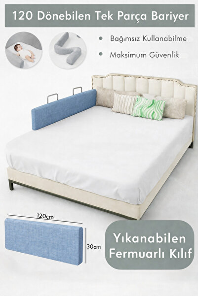 Dizanor Yeni Nesil Yatak Bariyeri Tek Parça 120 cm Uzunluk