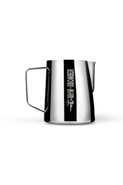 MHW-3BOMBER Milk Pitcher 5.0 Glossy Grey Unique crocodile Spout 600ml