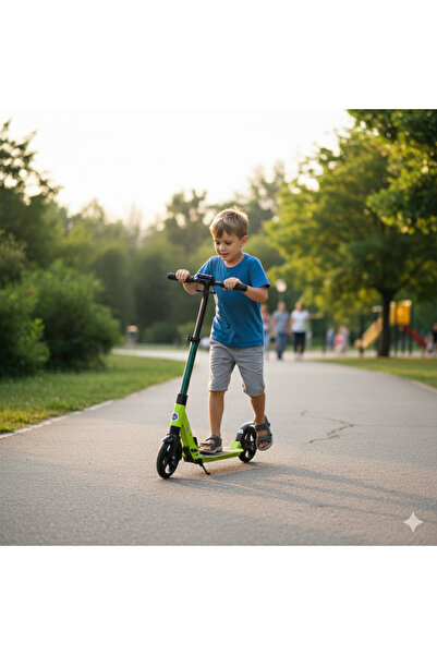Scooter سكوتر أطفال بعجلتين وارتفاع قابل للتعديل، تصميم متين وهيكل خفيف الوزن...