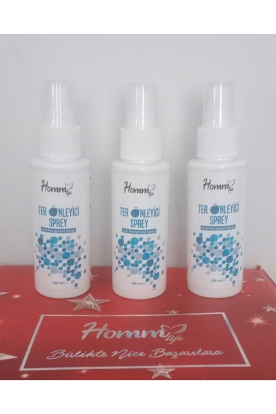Homm Bitkisel HOMM LIFE TER ÖNLEYİCİ SPREY 100 ML 3'LÜ