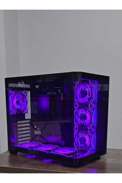 alltech Anime Karakterli 7 ARGB Fanlı 750W 80+ Powerlı Siyah Akvaryum Kasa