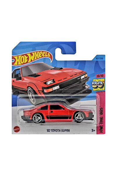 HOT WHEELS Masinuta metalica Hot Wheels, '82 Toyota Supra, Rosu, 1:64