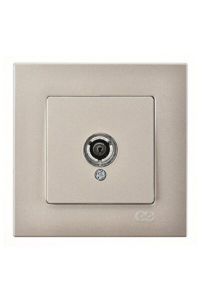 Günsan Elektrik Günsan Eqona Metalik Bej TV Prizi (Geçişli-Sonlu)