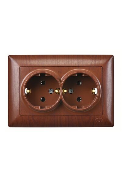 Günsan مقبس فيزاج الجوز ثنائي التأريض