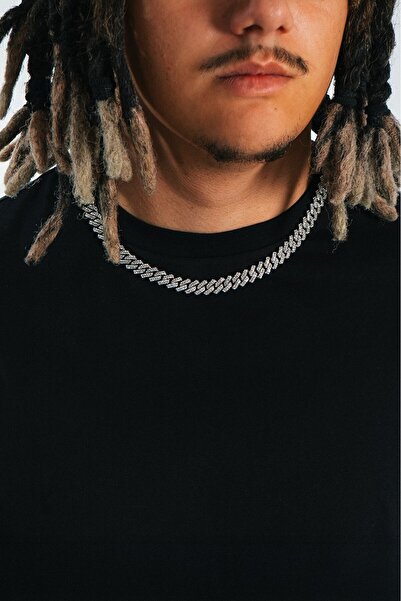 Crupt Studio 8mm Iced Out Prong Chain Erkek Kolye KA1373GM