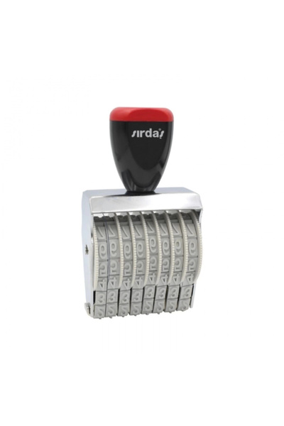 Sırdaş 1658manuel Seri Numaratör Kaşe 5 Mm 8 Haneli