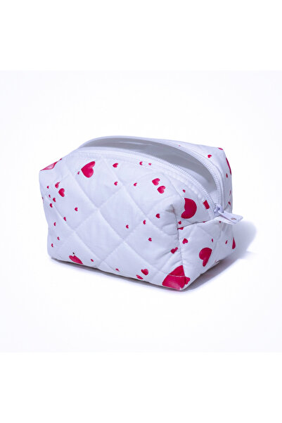 Bestway ve Diğeri Hearted Travel Cosmetic Makeup Bag