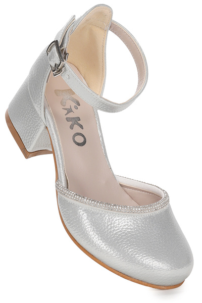 Kiko Kids Ressa Vakko Stone Sandale cu toc de 5 cm pentru fete pantofi de seara