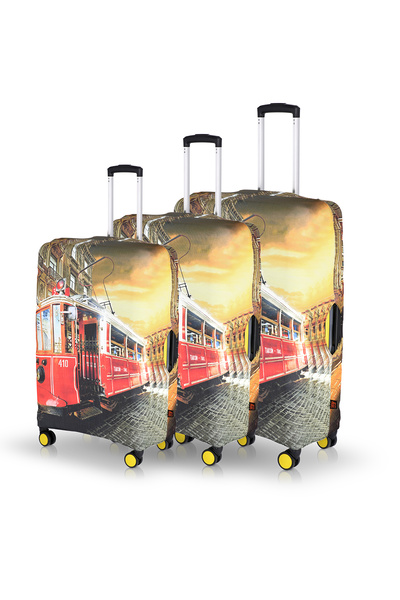 hızlıvaliz Husă pentru valiză pentru călărie Protector pentru valiză - Set de...