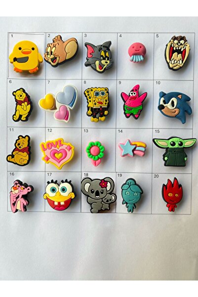 Crocs Jibbits Terlik Süsü 10 Adet Süsü Ne Istediğini Seç