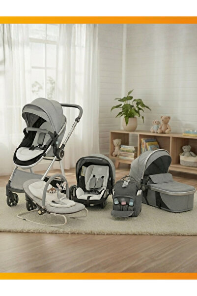modabebekler 4’ü 1 Arada Travel Sistem Bebek Arabası – Ana Kucağı, Salıncak v...
