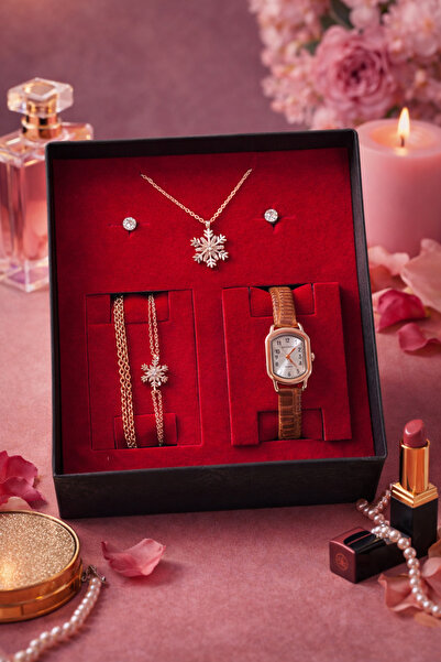 wesscollection Retro Minimal Çelik Hasır Kordon Kadın Kol Saati -gold