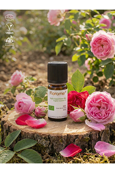 Florame Organik Gül Uçucu Yağı 1 ml - %100 Saf - Vegan