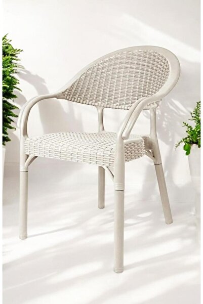 nar sokağı Bambu Kapiçino 90x150 Cm Camsız Rattan Bahçe Balkon Masa Takımı