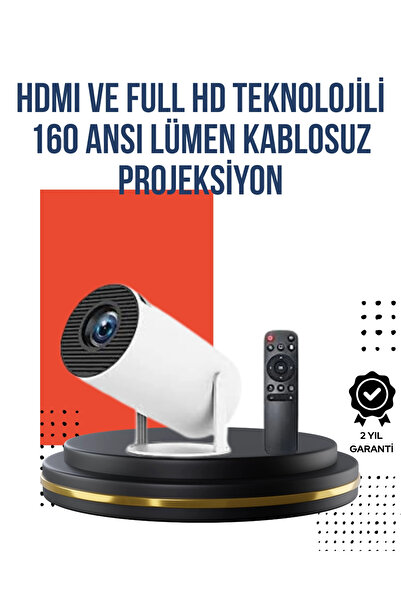 shopwave Kablosuz Bağlantılı Ultra Pro Projeksiyon