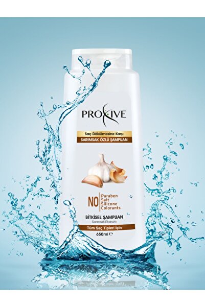 PROXİVE Tuzsuz Parabensiz Silikonsuz Boyasız Sarımsak Özlü Bitkisel Şampuan 6...