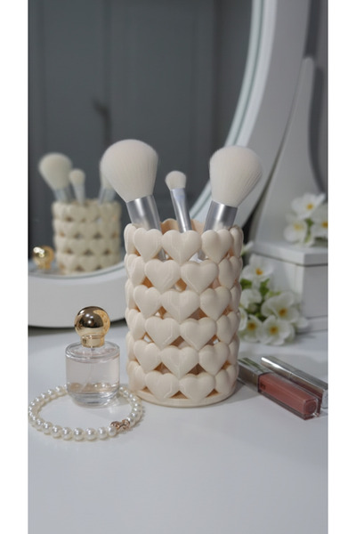 END Design Heart Organizer |   Makeup Brush Holder & Pen Holder |   Decorativ...