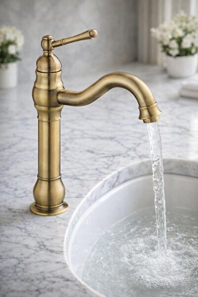 HT PRİMA صنبور حوض المغسلة من مانولييا - عتيق