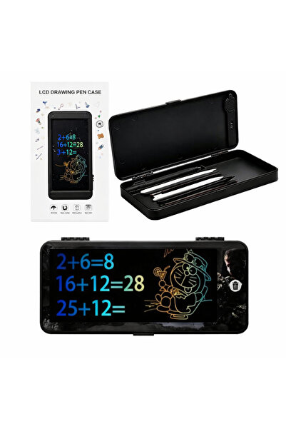 Asia Toys لوحة رسم إلكترونية بشاشة LCD مع حافظة أقلام (للأطفال، 7 بوصة - 18 سم)