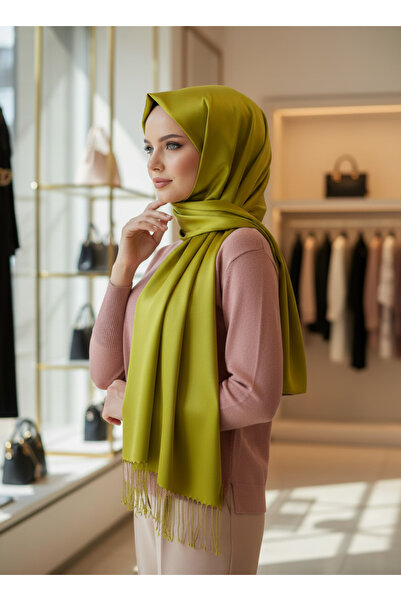 YAKUT Cashmere Double Color Gilded Soft Shawl 08