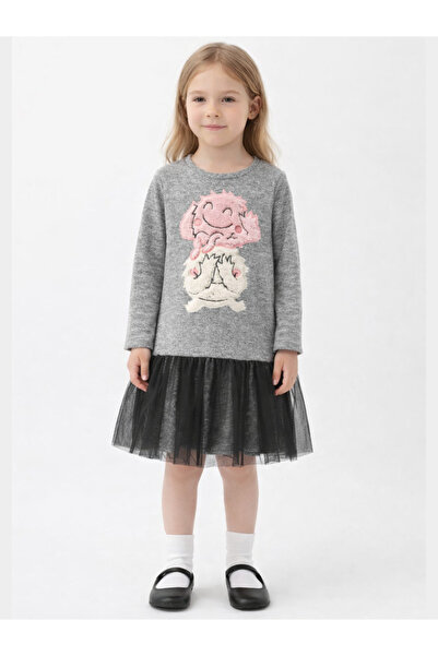 Casabony Rochie pentru fetiță cu detaliu Yumoş Mărime: 6 ani