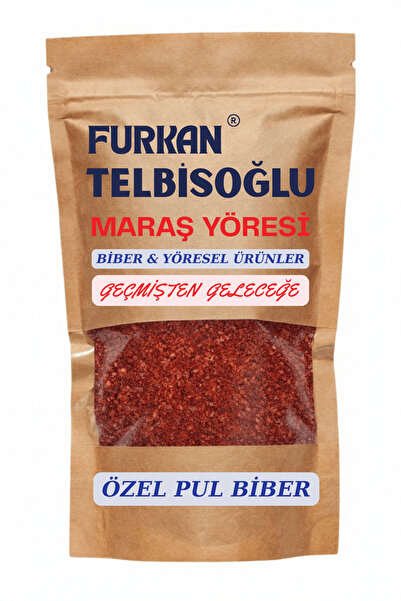 Furkan Telbisoğlu Maraş Yöresi Özel Pul Biber (Katkısız,Yöresel) 500GR