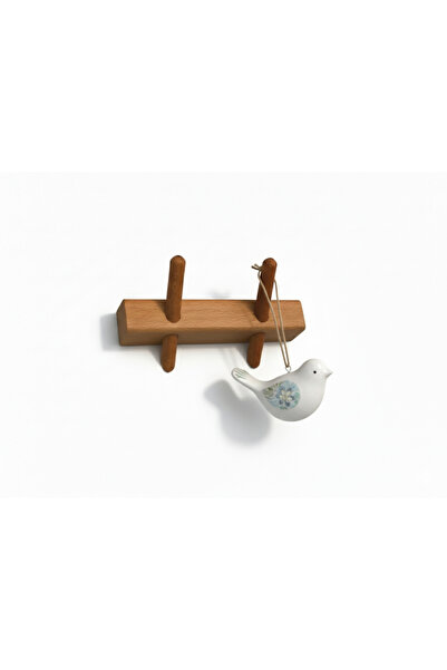 Safikar Ahşap Dekoratif Duvar Askısı, Hol Mutfak Banyo Kapı Arkası Askılık, A...