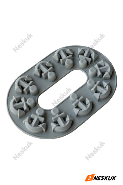 Neskuk Ship Anchor Silicone Mold, Chocolate, Pastry, Muffin, Cake Mold, Silic...