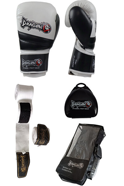 Dragondo Attack 6 Boxing Gloves Muay Thai Kick Boxing Gloves Set with Bandage...