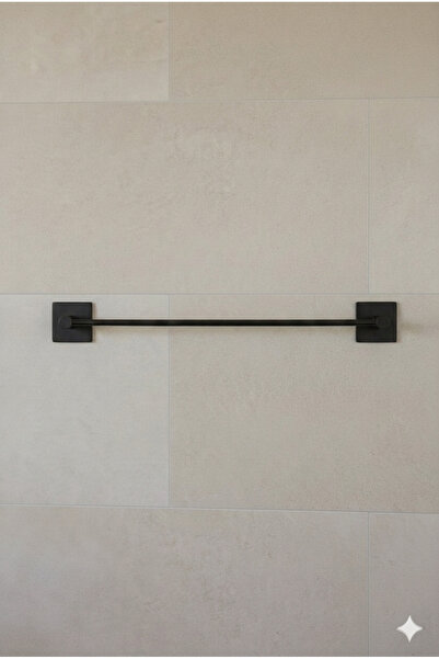 Home Kare Yapışkanlı Siyah Uzun Havluluk