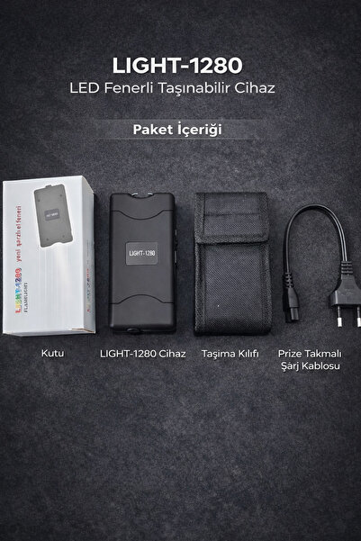 özkurt ticaret MF-1280 şarjlı el feneri koruma cihazı TYPE 800