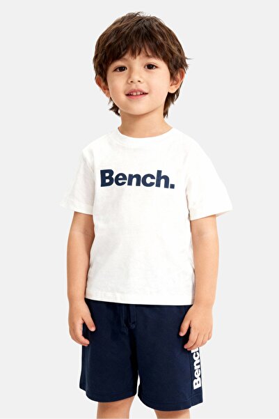 BENCH Toddlers Boy 4 Pieces Short Sleeve Brand Logo Tops And Bottom Set, Mult...